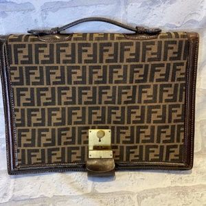 Vintage FENDI Business Briefcase Bag